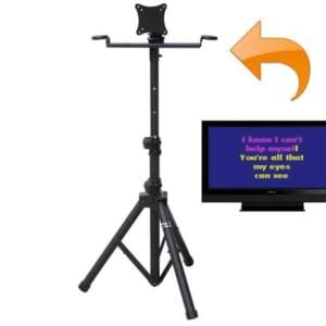 Karaoke Monitor Stand w/19" LED TV