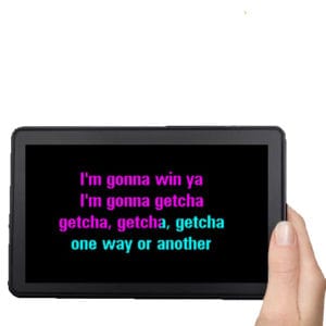 Karaoke Tablet