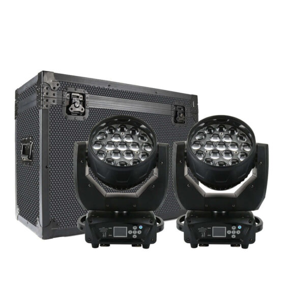 Shehds 19x15W RGBW - Moving Head Beam Wash